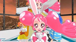 【mmdプリキュア】キュアホイップ・キュアカスタード・キュアジェラートで雪、無音、窓辺にて。