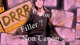 Apa itu filler, canon, dan non canon ?