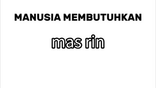 jidat mu kegedean Rin 🗿