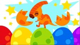 Colorful Dinosaur Eggs _ Color Songs for Kids _ Dinosaur Songs _ Preschool Songs