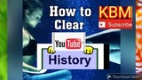 How to clear you tube history & activity new and old