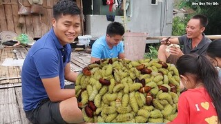 Ăn Món Sâu Thuần Hóa | MÓN ĂN NHIỀU NGƯỜI BỊ DỊ ỨNG ✦ Hoa Ban Tây Bắc