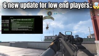 Warzone Mobile new patch update details for low medium end players (huge changes)