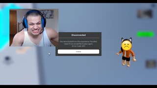 If i'm die then Tyler1 scream (Obby But You Get Kicked If You Die) - Roblox