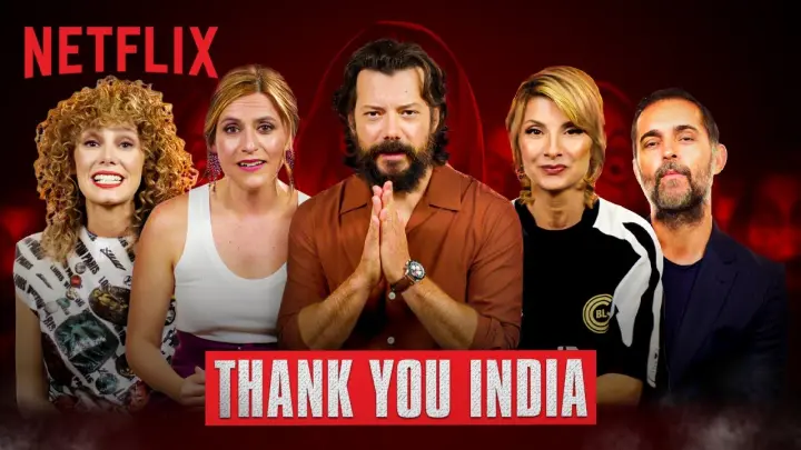 Thank You India! ft. Money Heist Cast | Netflix India