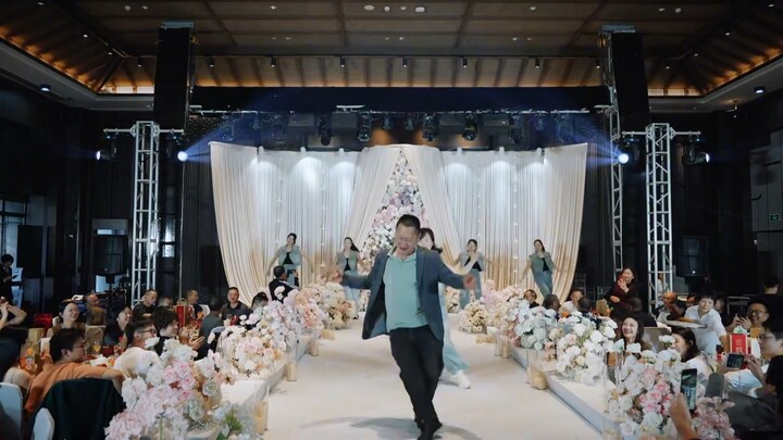 The father-in-law performed a dance, and his moves were absolutely amazing—so much so that the mothe