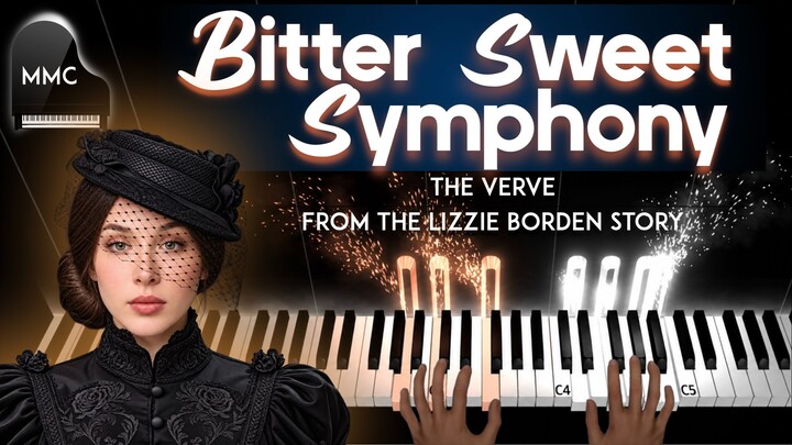Bitter Sweet Symphony by the Verve piano cover/tutorial + sheet music & lyrics