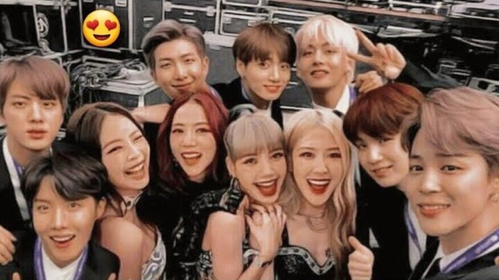 when bts and blackpink meets (cute interactions)