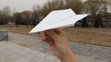 Terbang jauh! Substrat Pesawat Kertas Super Berbelit-belit, Gold Wing T Glider