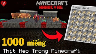 Mình Làm Máy Farm Thịt Heo Trong Minecraft Siêu Khó 1.19