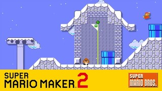 [RECREATE] Snow Theme - Super Mario Bros. | Super Mario Maker 2