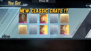 NEW CLASSIC CRATE !? New Lucky Crate Opening 🔥 PUBG Mobile KR