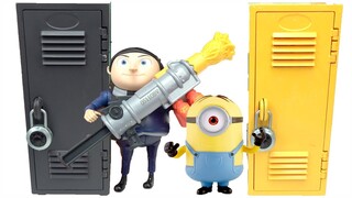 Minions The Rise of Gru DIY Custom Back to School Locker Organization with Gru and Stuart