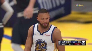 Final 8:31 WILD ENDING I Golden State Warriors vs Denver Nuggets I Game 2 of NBA Playoffs I NBA2K22