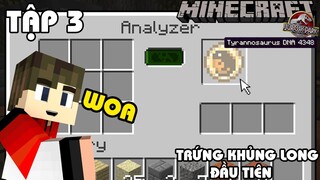MINECRAFT Công Viên Khủng Long Tập 3: Trứng Khủng Long Đầu Tiên Trong Thế Giới...!!!|Minecraft GainG