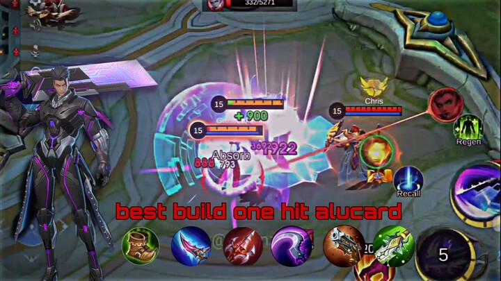 best build alucard one hit🔥👿. tiktok me: @rohman2903  #bstationmlbb #bestofbest #mlbb #fyp