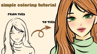 COLORING TUTORIAL FOR BEGINNER