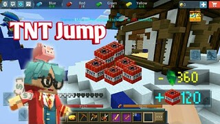 [Blockman GO] TNT Jump x120 TNT 😰 in BedWars #2