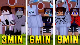 A CADA 3 MINUTOS DOS MAIS FORTES DA NOVA NARUTO JEDY 𝗡𝗢 MINECRAFT POCKET EDITION !! ‹ Ine ›