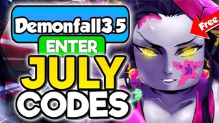 NEW DEMON FALL (UPDATE 3.5) WORKING CODES in Roblox DemonFall
