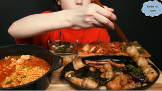 Mì cay đậu hủ non, bộ đồ lòng phần 6 #anngonmoingay