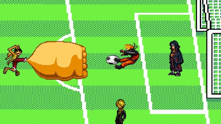 The first [One Piece VS Naruto]⚽ Soccer match has started!