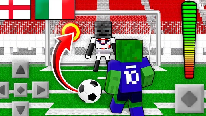 Monster School Final EURO 2020 FootBall Challenge - Minecraft Animation อิตาลี - อังกฤษ