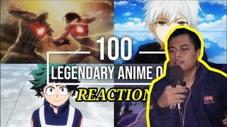 100 Legendary Anime Opening Reaction (Reaksi)(Indonesia) Bongol Pika