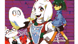 【UNDERTALE】คอลเลกชันลายมือสไตล์พิกเซล (ซีรี่ส์ Peaceline) (Flipnote) (ผู้แต่ง: FRロッグゲート)