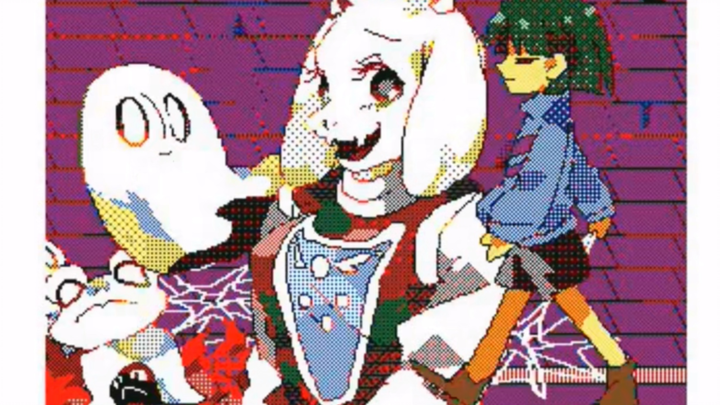 【UNDERTALE】Pixel style handwriting collection (Peaceline series) (Flipnote) (Author: フロッグゲート)