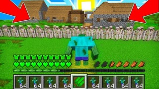 Minecraft ซอมบี้ VS โกเลม 100 ตัว : Mutant vs GOLEM