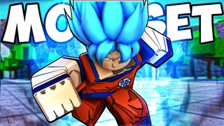They added a SUPER SAIYAN BLUE MOVESET to This BATTLEGROUNDS Game.. (Roblox)