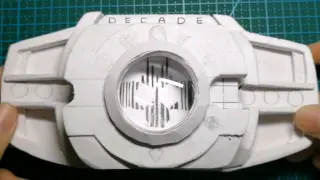 [Kamen Rider decade] How to use PVC to make a decade belt 