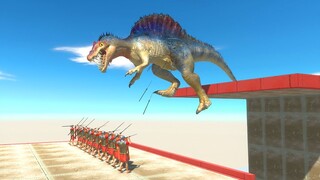 💥Jump Attack on Romanus -  🦖Animal Revolt Battle Simulator