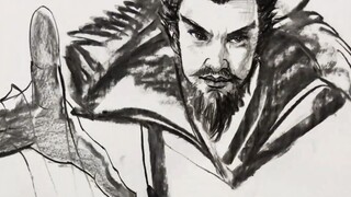 رسم سريع يُظهر كيف يُمسك بالملك ليُسيطر على الأمراء والزعماء.