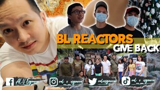 BL REACTORS GIVE BACK