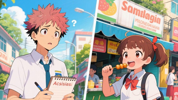 Kalau Karakter Anime Masuk Sekolah Biasa, Beginilah Jadinya,tonton sampai akhir!
