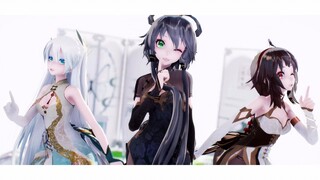 【ChopHands】【MMD】สามสาวร่ายรำเพลง Tougen Renka