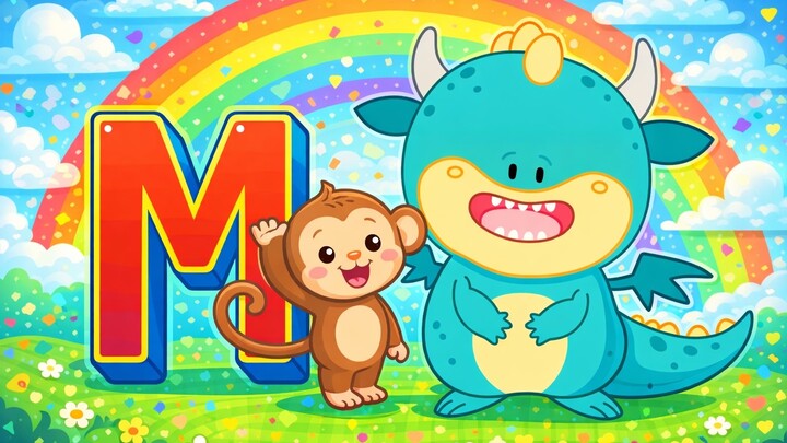 字母歌 Alphabet song Babo The Dragon