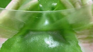 Nhào nặn một chậu slime lớn tại hiện trường, slime đẹp sẽ nổi keo bóng