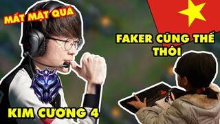 FAKER liều mạng cầm VAYNE đi mid ở rank LMHT Việt Nam và cái kết mất mặt, kẹt cứng ở Kim Cương 4