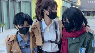 进击的巨人线下团建，韩吉居然……