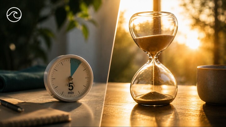 Por que 5 minutos podem valer mais que 1 hora