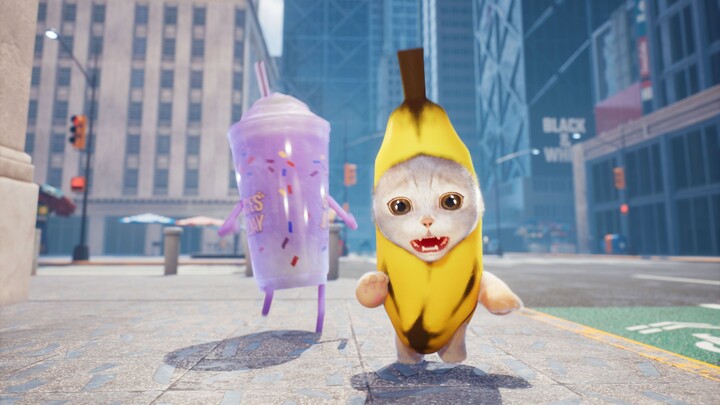 大哥奶昔和香蕉猫