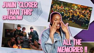 지민 Jimin 'Closer Than This' Official MV [ REACTION ]