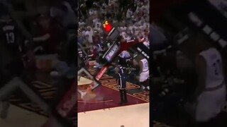 Lebrom dunks meme #basketball #dunks #lebromjames #breaks