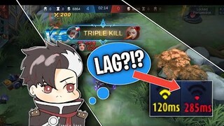 TERMINATOR GRANGER GAMEPLAY | THE POWER OF LAG | MOBILE LEGENDS | SKIN GIVEAWAY