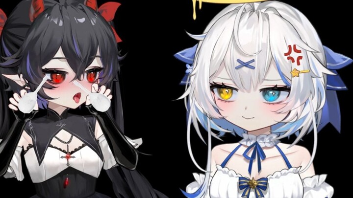 [Live broadcast accident] A virtual anchor drank the enema and fed it to her bestie mouth to mouth