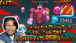 MENCOBA ALL IN FULL 15 RIBU DIAMOND DAN 50 BOLA BIRU UNTUK HERO UR DRAGONBALL PERTAMA KITA