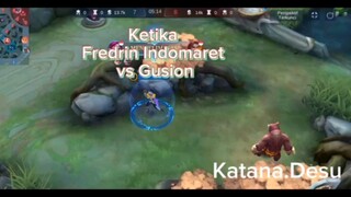 Fredrin Indomaret kalah cepat sama kunai Gusion by Katana.Desu